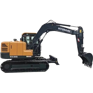 100% New Hyundai HX80 8T High Efficiency Crawler Excavator <b>Super</b> Fuel <b>Saving</b> Technology Reliable Digger Machine - Product Image 1