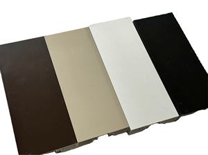 Tủ bếp tối giản mạ vàng đen, cửa tủ bằng nhôm, khung nhôm, cửa kính tủ bằng nhôm - Product Image 4