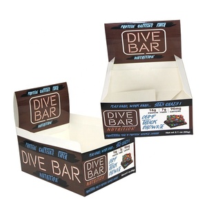 <strong>Custom</strong> <strong>Paper</strong> Cardboard Counter <strong>Display</strong> Boxes for Protein Energy Chocolate Bar <strong>Box</strong> Nut &amp; Kernels Packaging <strong>Paper</strong> <strong>Box</strong> - Product Image 2