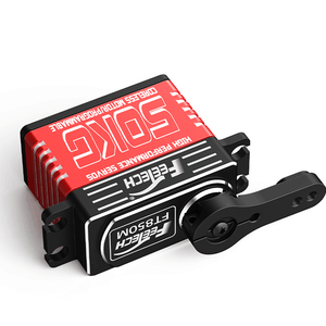 Feetech ft850m 7.4V 50kg servo celess động cơ thép bánh răng 180 ° cho RC xe RC xe điện xe tải Robot quy mô clawer bay không người lái phụ kiện - Product Image 5