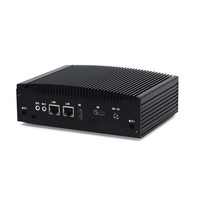 Mini PC industriel sans ventilateur HYSTOU H7 10e génération avec double LAN, Windows 11, pour la revente, IoT, bureau, prise AU/US
