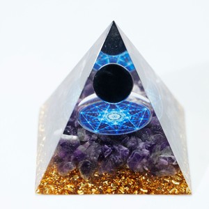 5 Cm 1.96 Inch Bán Buôn Chữa Bệnh Tinh Thể Nhựa Kim Tự Tháp Năng Lượng Orgone Kim Tự Tháp Trang Trí Cho Trang Trí - Product Image 4