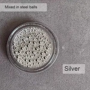 Caviars métalliques 3D de tailles variées pour nail art, petites perles et billes en acier, style manucure française - Product Image 4