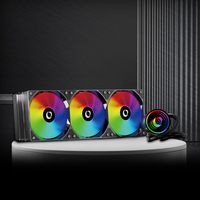 Refroidisseur liquide en aluminium ARGB ZeroMaster 360 mm pour PC de jeu, radiateur à roulement fluide, connecteur 4 broches, refroidissement air/eau pour ordinateur de jeu