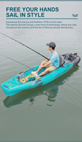 Propulseur électrique Ifungoo Y02-K pour planche à pagaie et kayak - Moteur étanche IP68 450W, poussée de 10,5 kg, batterie B1 36Ah/799,2Wh Ocean