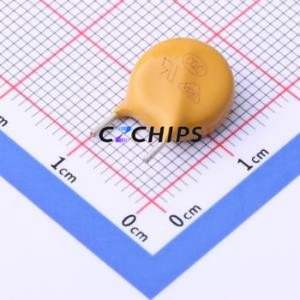 Varistor ZVR10D681KL8C7A0, composant traversant (THT), résistance P=7,5 mm, 680 V, 1,12 kV, 565 V, 420 V - Product Image 2