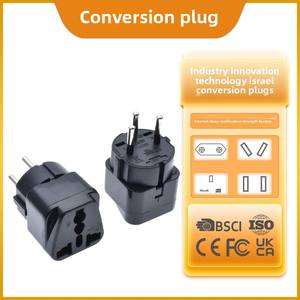 Enchufe adaptador de <span class=keywords><strong>Israel</strong></span>, cargador rápido de <span class=keywords><strong>viaje</strong></span> USB portátil para países de Oriente Medio, función PD de 15W, interruptor de enchufe de <span class=keywords><strong>Egipto</strong></span> - Product Image 3