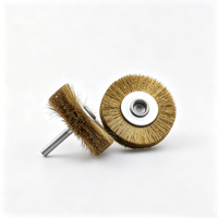 Brosse de polissage industrielle en laiton pour outil électrique, accessoire pour meuleuse d'angle et perceuse, élimination de la rouille, bricolage, OEM personnalisable