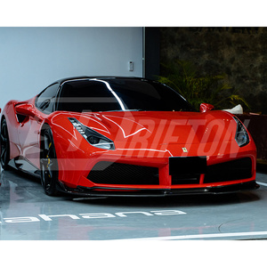 ขอบด้านหน้าคาร์บอนไฟเบอร์แห้งสไตล์ VST สำหรับ Ferrari 488 GTB 2015-2018 - Product Image 3