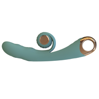 Vibrateur Lapin pour Femme, Stimulateur Clitoridien et Vaginal, avec Fonction de Tapotement du Point G et de Pénétration, Dildos à Poussée pour l'Insertion Féminine
