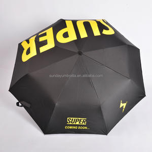 SD Custom 3-Fold Paraguas de protección solar automático Logo Impreso Día lluvioso A prueba de viento para negocios o regalos publicitarios - Product Image 6