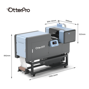 OtterPro多合一DTF打印机双i1600打印头喷墨打印机Pet薄膜工业DTF打印机，带振动筛和烘干机烤箱 - Product Image 4