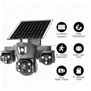 YAHONG 12MP V380 Pro Solar Powered Draadloze <span class=keywords><strong>4G</strong></span> <span class=keywords><strong>WiFi</strong></span> CCTV <span class=keywords><strong>Camera</strong></span> met Afstandsbediening en 4mm Lens - Product Image 2