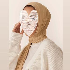Jersey tela elástica musulmán <span class=keywords><strong>Hijab</strong></span> bufanda chal envoltura turbante colores sólidos ropa India última moda capwear Sombrero estilo - Product Image 4