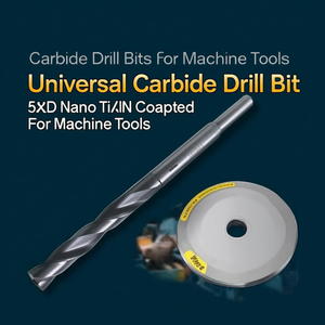 Foret universel en carbure 5xD avec revêtement Nano TiAlN pour machines-outils - Product Image 3
