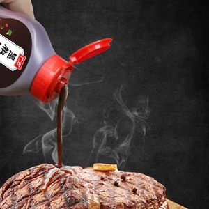 黑胡椒面酱烹饪酱烧烤食品调味料瓶装包装 - Product Image 2
