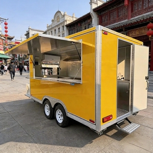 Remorques alimentaires mobiles pour cuisines commerciales, kiosques de restauration de rue entièrement équipés, chariots de traiteur BBQ, camions de cuisine à vendre - Product Image 4