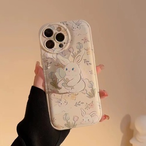 Support De Téléphone Lapin Mignon - Réglable En Hauteur Et Angle - Base Antidérapante - Design Adorable Pour Bureau - 3