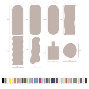 Tapis de yoga en caoutchouc de forme ovale arquée, couleur unie nude, design personnalisé, éco-responsable, vegan, en PU - Product Image 4