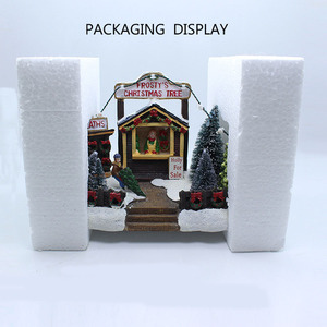 Árbol de Navidad Cantina Casa Luminosa Cabaña Decoración del hogar Novedad creativa Regalo de Navidad Adornos de Navidad - Product Image 3