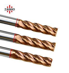 ZANHO HRC55 High Quality OEM CNC Milling Cutter <strong>Carbide</strong> <strong>End</strong> <strong>Mill</strong> for Wood Stainless Steel Cast Iron Tennis Steel Altin Coating - Product Image 3