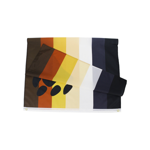 1 pc disponible listo para nave 3x5 Ft x 90x150 cm LGBTQIA oso hermandad Bandera de orgullo gay para la decoración - Product Image 2