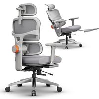 Promotion Chaise de bureau ergonomique en maille confortable et économique pour directeur, avec fonction inclinable, idéale pour l'étude et l'ordinateur