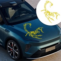 Autocollant de capot de voiture universel de haute qualité, résistant aux rayures, logo en vinyle, enveloppe DIY, décoration de carrosserie de voiture 3D, autocollant de capot de voiture