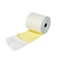 Rouleaux de papier thermique autocopiant 2 plis blanc/jaune pour imprimante de caisse enregistreuse POS