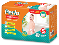 Couches-culottes bébé XXL N°7 PERLA respirantes avec protection anti-fuites 3D
