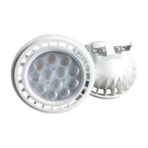 ไฟสปอร์ตไลท์ <span class=keywords><strong>LED</strong></span> รุ่น AR111 GU10 G53 AC/DC12V ปรับความสว่างได้ IP44 เหมาะสำหรับโรงแรม สำนักงาน ทันสมัย วัสดุอะลูมิเนียม 12W - Product Image 2