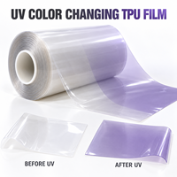 Film TPU Fotokromik Transparan yang Diaktifkan UV, Berubah Warna, Fleksibel, dan Dapat Dibalik