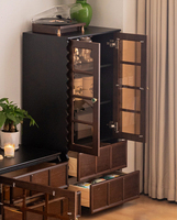Meuble de rangement en bois, armoires de présentation, meubles de salon, nouveau design, meuble TV avec ensemble de table basse, buffet