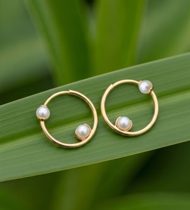 Pendiente de Aro <span class=keywords><strong>Plegable</strong></span> con Bisagra, Chapado en Titanio F136 PVD, Segmento de Cartílago, Septum, Clicker, Piercing para la Nariz - Product Image 4