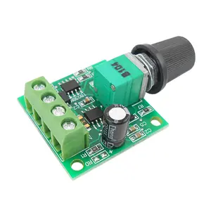 微型PWM速度控制器直流电机0 ~ 100% 可调驱动模块输入2A DC1.8-12V
