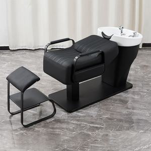 Cama de Champú Profesional para Barbería 2025 S, Cama de Belleza Facial, Estación de Champú de Acero Inoxidable, Semi-reclinable, para Salón de Belleza y Peluquería - Product Image 6