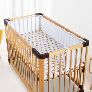 ODM OEM-almohadilla <span class=keywords><strong>de</strong></span> seguridad portátil trenzada para bebé, juego <span class=keywords><strong>de</strong></span> cama <span class=keywords><strong>de</strong></span> malla transpirable, <span class=keywords><strong>protector</strong></span> para <span class=keywords><strong>cuna</strong></span>, parachoques - Product Image 3