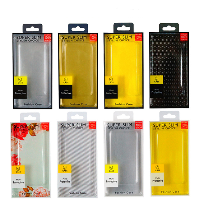 Customized Printed Blister Retail Packaging Plastic Mobile Cell Phone Case Packaging Box for iPhone 16 15 14