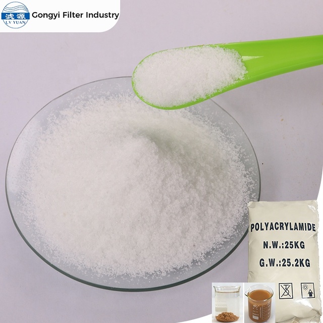Anionic Polyacrylamide LVYUAN Flocculants APAM for Mining and Dust Suppression
