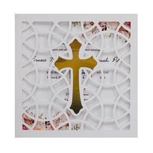 Baptism Festival <strong>Invitation</strong> Letter Elegant Greeting Card for Special - Product Image 1