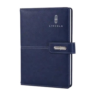 Wholesale Promotional Gifts Leather Note Book Gift Thermos Cup Customizable Business Notebook Gift Set With Pen and Water Bottle - Product Image 1