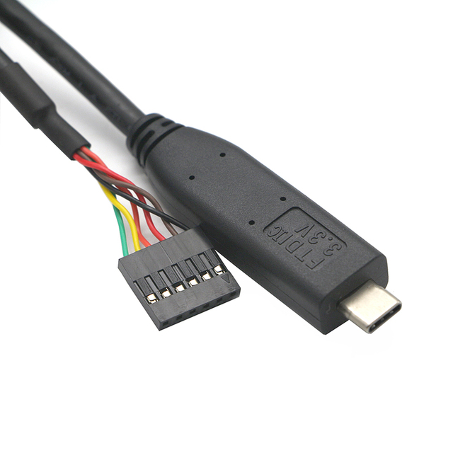 Cheap High Quality Ftdi USB Type C Interface 5V 3.3V TTL Level Uart Signals FTDI Cable USB Cable With Dupont 2.54 Connector