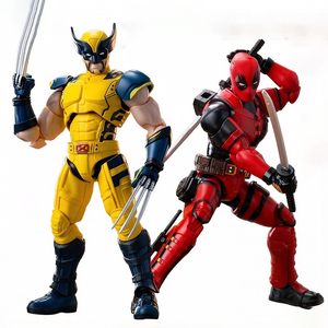 ฟิกเกอร์อนิเมะซูเปอร์ฮีโร่ใหม่ของ Blokees ตัวละครเดดพูลจาก Marvel ข้อต่อขยับได้ ผลิตจาก PVC ของเล่นการ์ตูนสำหรับสะสมโมเดล - Product Image 6