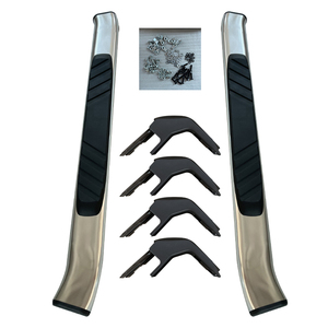 JOESHIER Estribos Laterales de Aleación de Aluminio para Todoterreno, Fijación con Tornillos, para Ford F250 Cabina Regular Pickup 2017-2019, Alta Calidad - Product Image 5