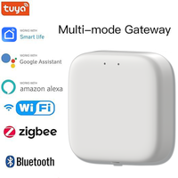 SIXWGH Tuya - Centro de Control Inalámbrico Multimodo para Hogar Inteligente, Alimentado por USB, Compatible con ZigBee 3.0 y BLE, Tipo C