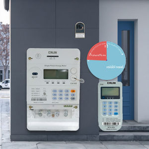 単一フェーズSTS前払い電気メーターWiFiとRS485無料フェーズプリペイドエネルギー - Product Image 5