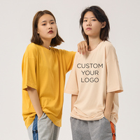 2024 vente en gros 100% pur coton célèbre marque de luxe femmes surdimensionné T-shirt Logo personnalisé Robe vêtements T-shirt pour les femmes