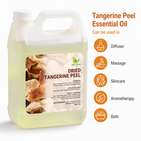 Huile Essentielle de Zeste de Mandarine Séchée Naturellement Pure Distillée à la Vapeur pour Diffuseur, Soins de la Peau et Fabrication de Savon – Vente en Gros USDA