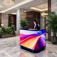 Écran LED pour cabine de DJ, façade de DJ, panneau vidéo mural, écran d'affichage numérique pour événements intérieurs et aéroports