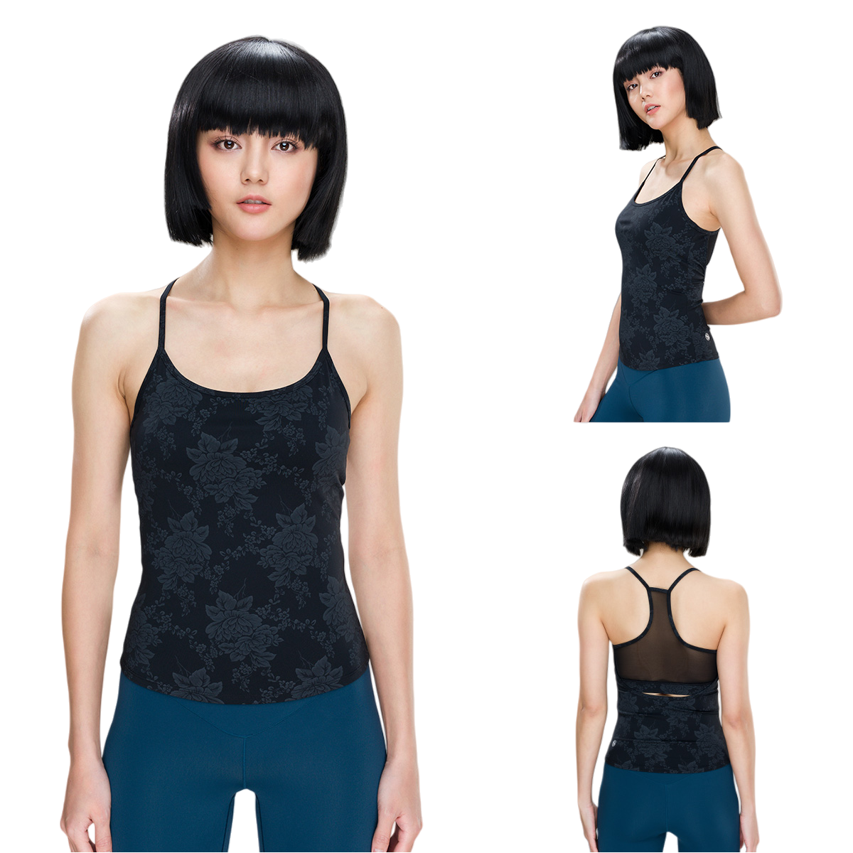 New Plus Size Quick Dry Breathable Regular Contrasting Sports Vest Women Backless Yoga Bra Fitness Gym Tank Top Running Top